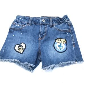 Gap kids star wars jeans short size 8 denim